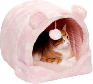 Furhaven Cat Bed Cave For Indoor Pets