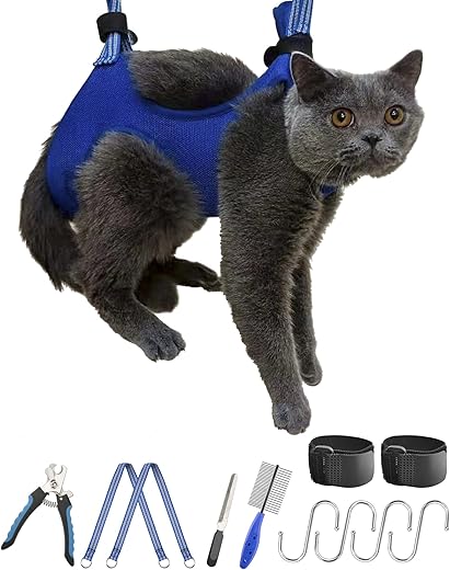 OVTEXZOG Cat/Dog Grooming Sling for Nail Clipping