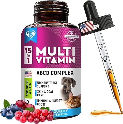 Beloved Pets Cat & Dog Multivitamin Liquid Supplement