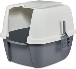 IRIS Cat Litter Box, Hooded, CLH-17J