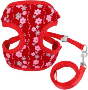 SOCHII Cat Puppy Harness Vest And Leash Set