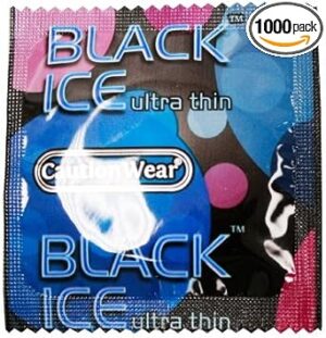 Caution Wear Caution Wear Condoms – Black Ice