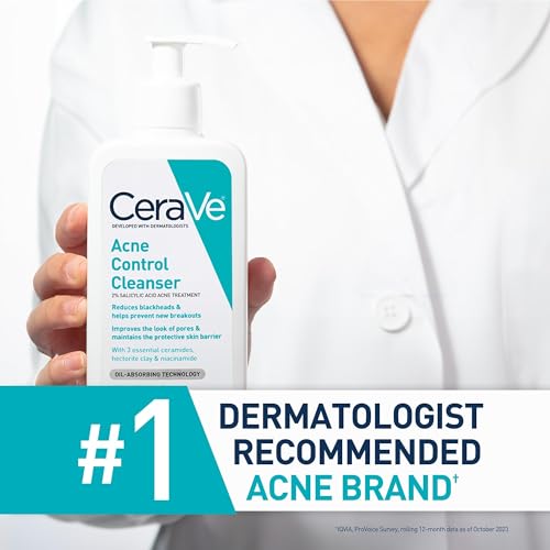 CeraVe Acne Treatment Face Wash | Salicylic Cleanser - Image 5