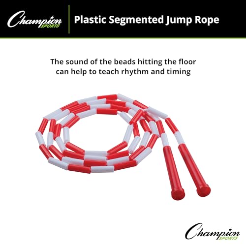 Champion Sports Classic Plastic Beaded Jump Ropes - Image 4