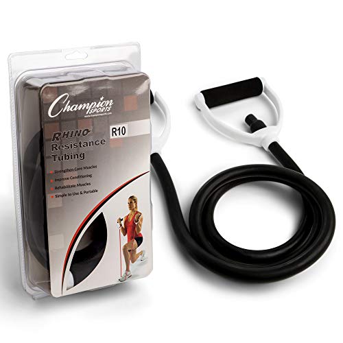 Champion Sports Resistance Tube Bands For Strength Training, 100 Lbs - Image 3