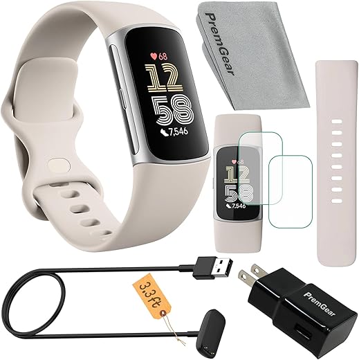 Fitbit Charge 6 Fitness Tracker Bundle