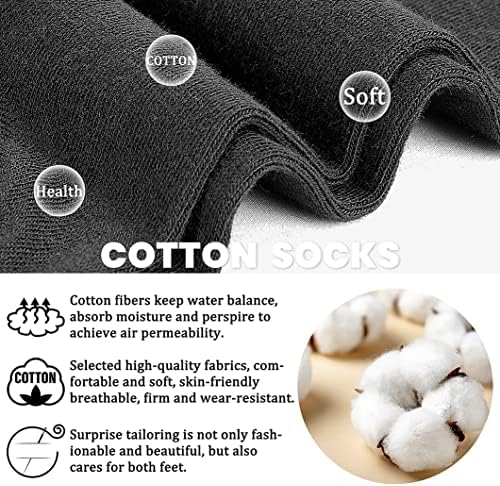 CHARMKING Ankle Non Slip Cotton No Show Socks - Image 5