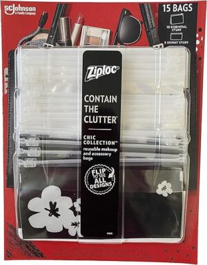 Ziploc Chic Collection Makeup & Accessory Bags