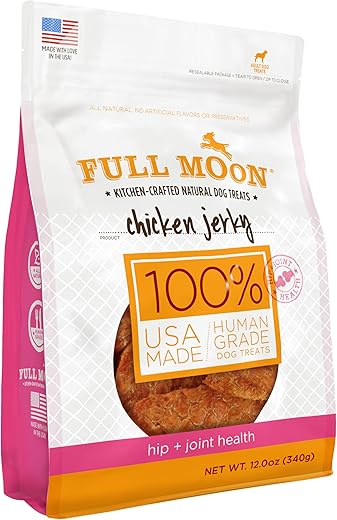 Full Moon Chicken Jerky Healthy Dog Treats 12 oz