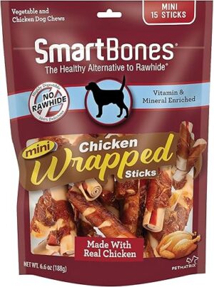 SmartBones Chicken-Wrapped Rawhide-Free Dog Chew Treats