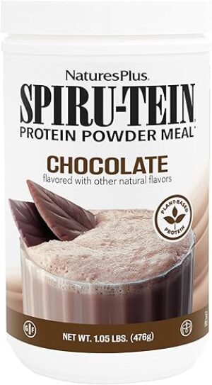 Natures Plus Chocolate Plant-Based Protein Shake, 1.05 lb