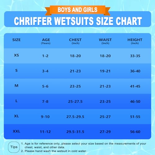 Chriffer Kids Wetsuit Shorty 2mm Neoprene - Image 3