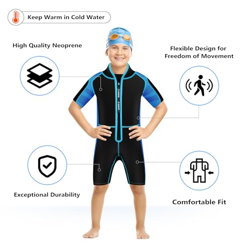 Chriffer Kids Wetsuit Shorty 2mm Neoprene - Image 4
