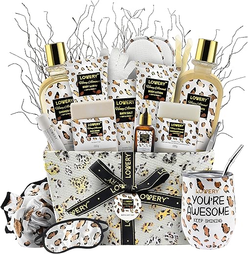 LOVERY Christmas At-Home Spa Kit, Honey Almond