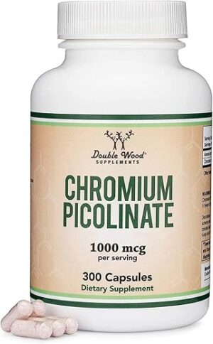 Double Wood Supplements Chromium Picolinate 1000mcg Vegan Capsules