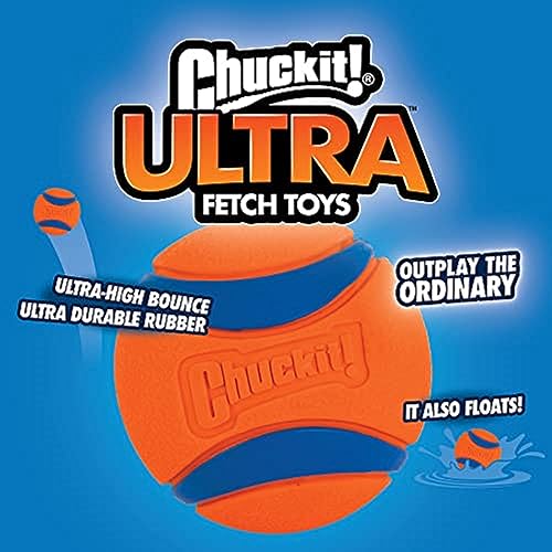 Chuckit! Ultra Ball Dog Toy - Small Bouncy Fetch Balls - Image 2