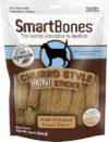 SmartBones Churro-Style Mini Sticks, Peanut Butter Chews