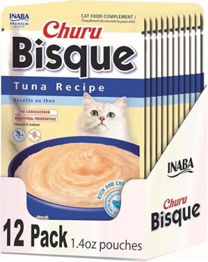 INABA Churu Bisque Tuna Recipe, 12 Pouches