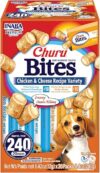 INABA Churu Bites Dog Treats, Chicken & Cheese Variety