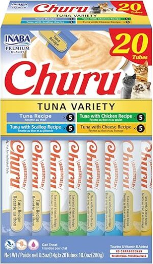 INABA Churu Cat Treats, Creamy Tuna Variety