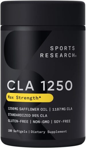 Sports Research CLA 1250 Max Strength 180 Softgels