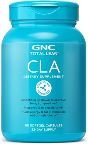 GNC CLA Softgels: Boosts Metabolism & Muscle Tone
