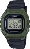 Casio Classic Quartz Stainless Steel Watch, W-218H-3AVCF
