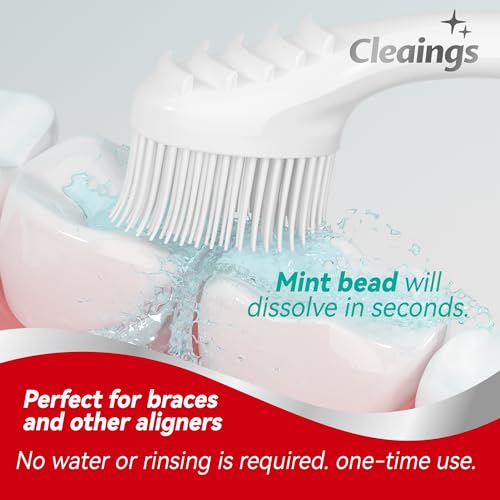 cleaings Mini Disposable Toothbrushes With Toothpaste, 24 Count - Image 5