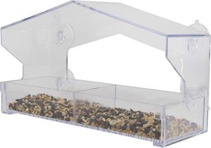 Perky-Pet Clear Outdoor Window Bird Feeder 347