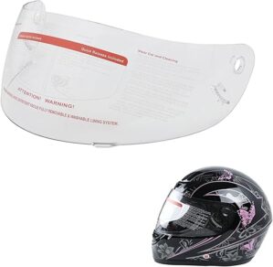 TCMT Clear Replacement Flip Up Visor Shield
