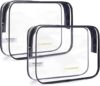 BAGSMART Clear TSA Approved Travel Toiletry Bag