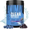 Animal Clear Whey Isolate Protein Powder, Blueberry Acai