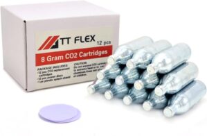 TT FLEX CO2 Cartridges For Kleer Drain, 8g