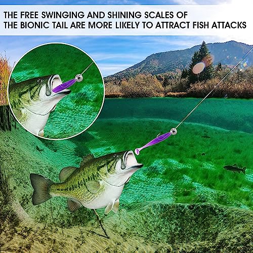 cobee Soft Fishing Bass Paddle Tail Swimbaits - Image 5