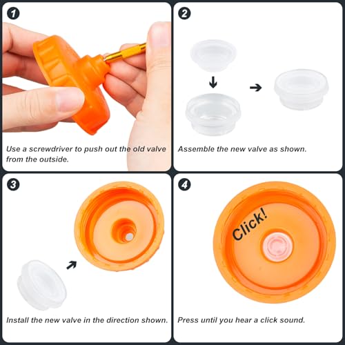COCGVEL Replacement Valves For GX & Squeeze Bottle - Image 5