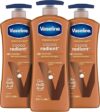 Vaseline Cocoa Radiant Body Lotion 20.3 oz, Pack of 3
