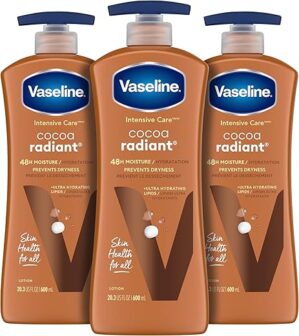 Vaseline Cocoa Radiant Body Lotion 20.3 oz, Pack of 3