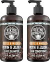 Viking Revolution Coffee Whiskey Shampoo & Conditioner Set