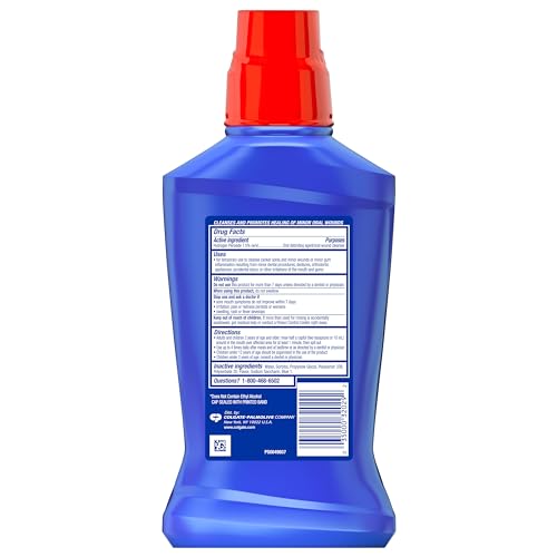 Colgate Peroxyl Antiseptic Mouthwash, Mild Mint, 500ml - Image 2