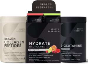 Sports Research Collagen Peptides & Electrolytes Powder Packets