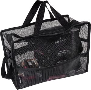 SHANY Collapsible Makeup Tools Travel Mesh Bag