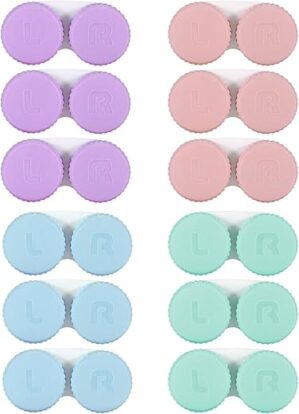 Kmchilj Colorful Contact Lens Kit for Travel