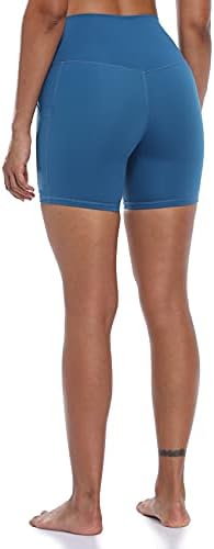 Colorfulkoala High Waisted Biker Shorts With Pockets - Image 3