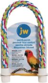 JW Comfy Perch For Birds, Multi-color Rope