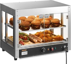 VEVOR Commercial 2-Tier 800W Food Warmer