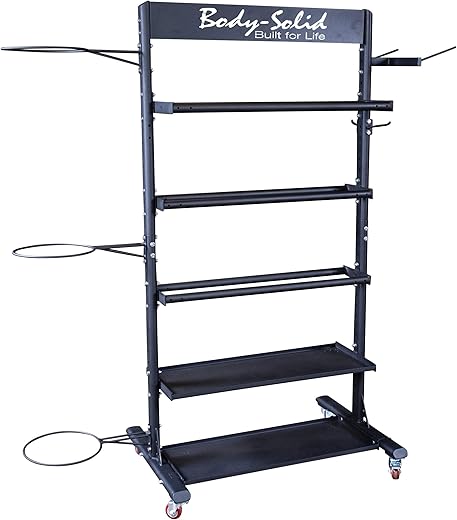 Body solid Compact Accessory Vertical Stand Rack GAR250