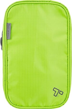 Travelon Compact Hanging Toiletry Kit, Lime