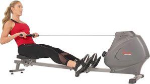 Sunny Health & Fitness Compact Rowing Machine With Smooth Motion