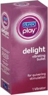 Durex Compact Vibrating Bullet Massager, Waterproof