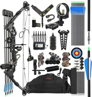 surwolf Compound Bow Kit, Adjustable Draw Weight